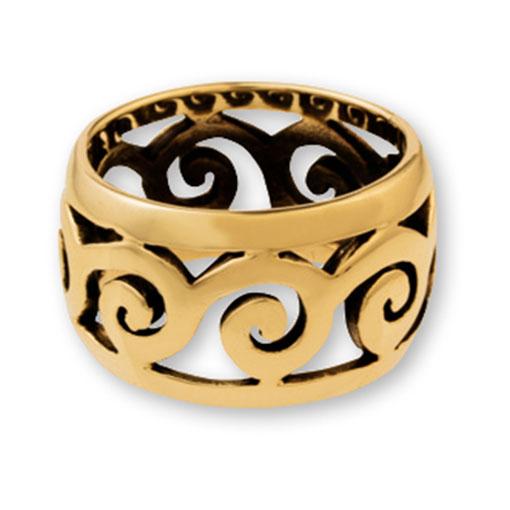 Gypsy Gold Ancient Spiral Ring