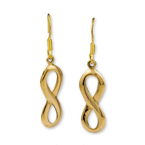 Gypsy Gold Infinity Earrings