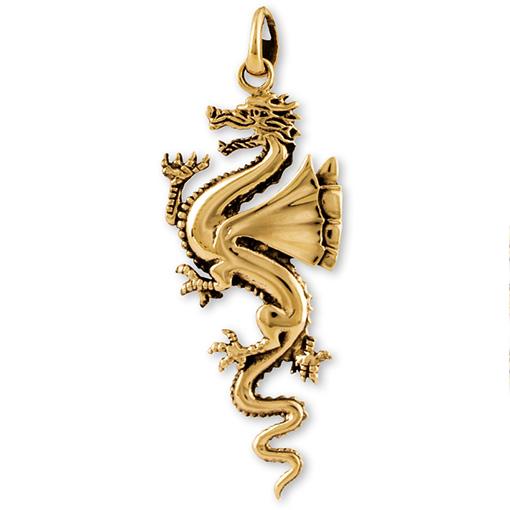 Gypsy Bronze Dragon Pendant