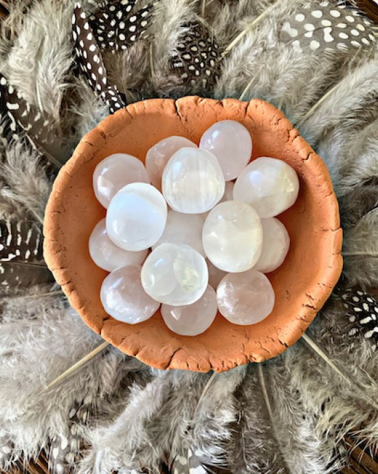 Selenite Tumbled Stones 100gms