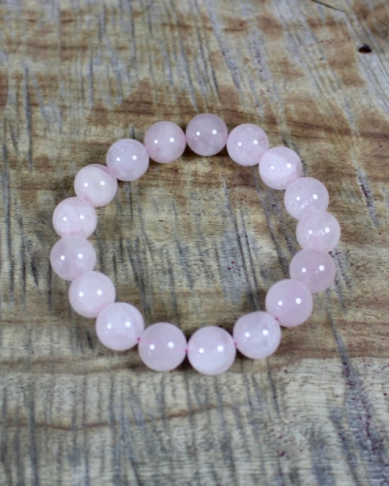 Rose Quartz Bracelet 12mm