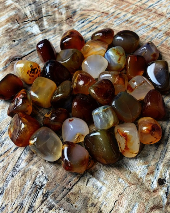 Tumbled Stones A Grade 100gms- (Carnelian)