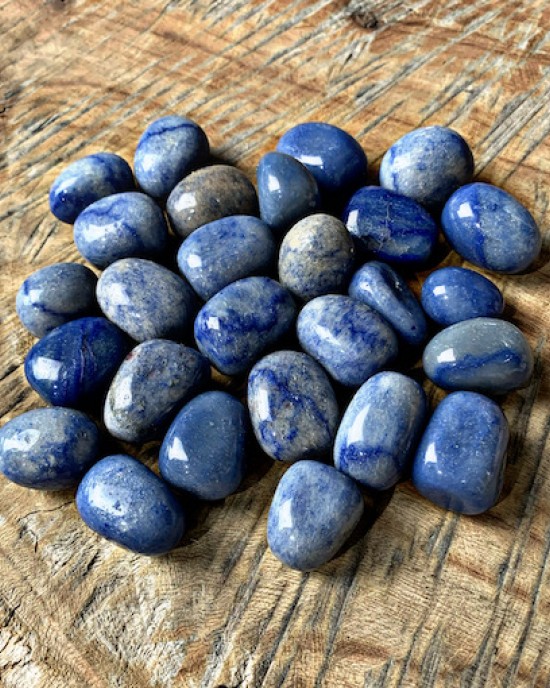 Tumbled Stones A Grade 100gms- (Blue Quartz)