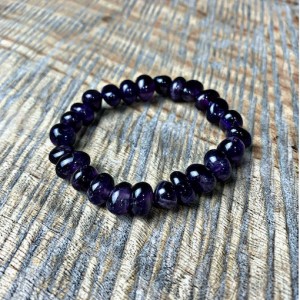 Amethyst Bracelet Nuggets 10-12mm x 8-10mm