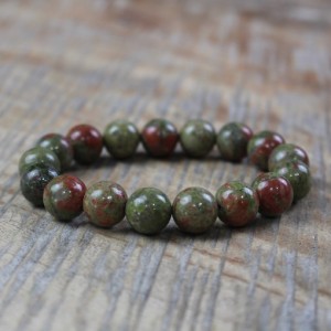 Unakite Bracelet 12mm