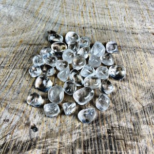 Tumbled Stones A Grade 100gms- (Clear Quartz)