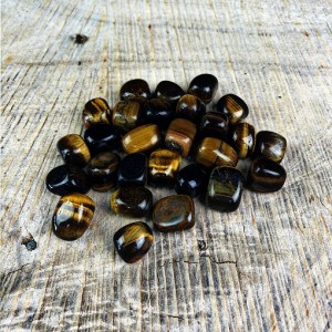 Tumbled Stones A Grade 100gms- (Tigers Eye)