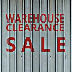 WAREHOUSE CLEARANCE-  UP TO 70% OFF