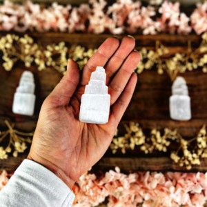 Mini Selenite Tower 6cm x 1