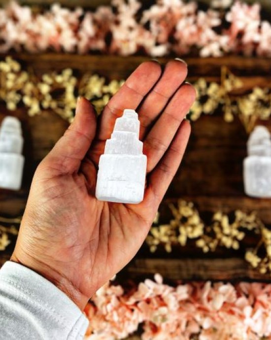 Mini Selenite Tower 6cm x 1