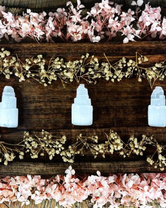 Mini Selenite Tower 6cm x 1