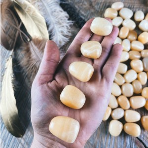 Tumbled Stones A Grade 100gms- (Orange Calcite)