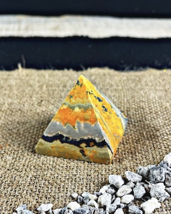 Bumblebee Jasper Pyramid x 1 (130-160gms)