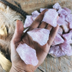 Raw Rose Quartz Pieces (1kg)