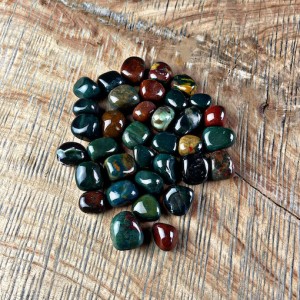 Tumbled Stones A Grade 100gms- (Bloodstone)