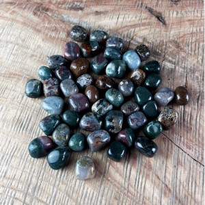 Tumbled Stones A Grade 100gms- Ocean Jasper 