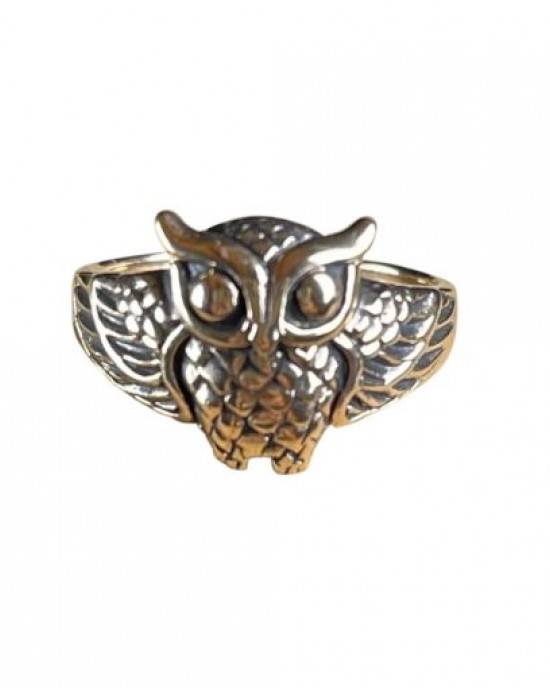 Owl Gypsy Bronze Ring