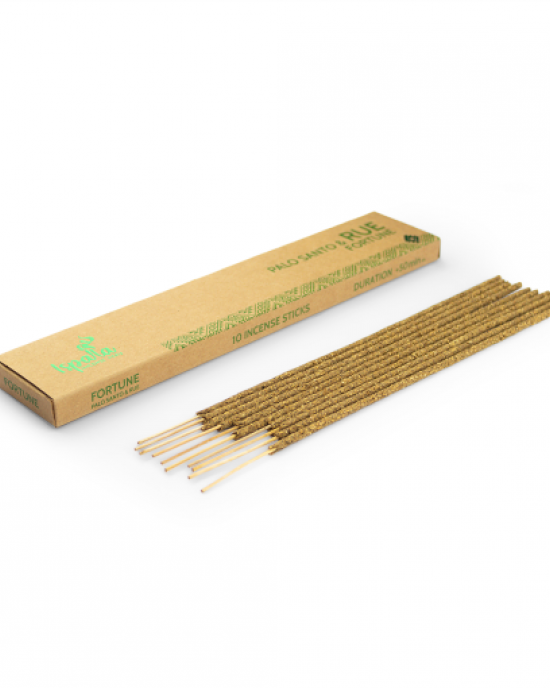 Ispalla Palo Santo & Rue Incense (Fortune)- Retail Display Box- 12 packs 