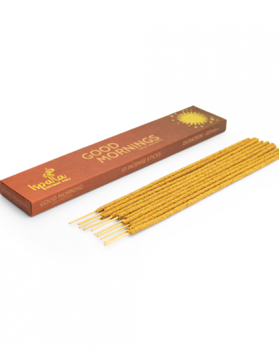 Ispalla Palo Santo, Wild Herbs & Florals Incense (Good Mornings)- Retail Display Box- 12 packs 