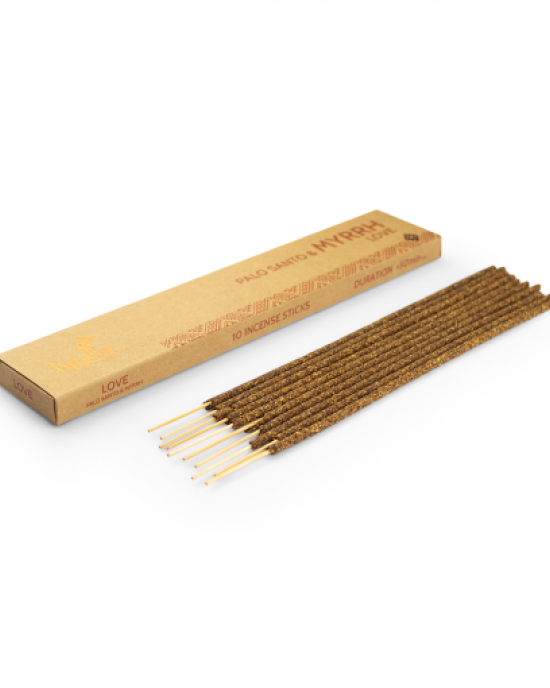 Ispalla Palo Santo & Myrrh Incense (Love)- Retail Display Box- 12 packs 