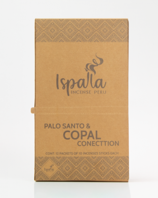 Ispalla Palo Santo & Copal Incense (Connection)- Retail Display Box- 12 packs 