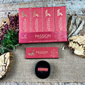 Ispalla Palo Santo & Rose Incense Tablets (Passion)- 12 packs x 8 Tablets