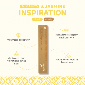 Ispalla Palo Santo & Jasmine Incense (Inspiration)- Retail Display Box- 12 packs 