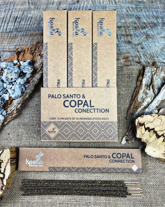 Ispalla Palo Santo & Copal Incense (Connection)- Retail Display Box- 12 packs 