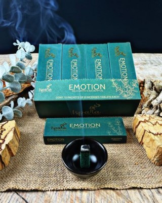 Ispalla Palo Santo & Eucalyptus Incense Tablets (Emotion)- 12 packs x 8 Tablets