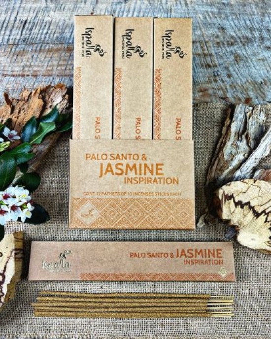 Ispalla Palo Santo & Jasmine Incense (Inspiration)- Retail Display Box- 12 packs 