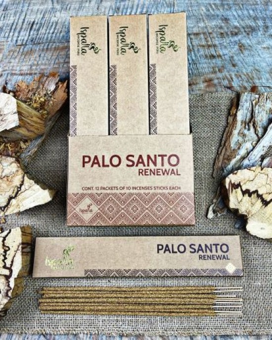 Ispalla Palo Santo Incense (Renewal)- Retail Display Box- 12 packs 