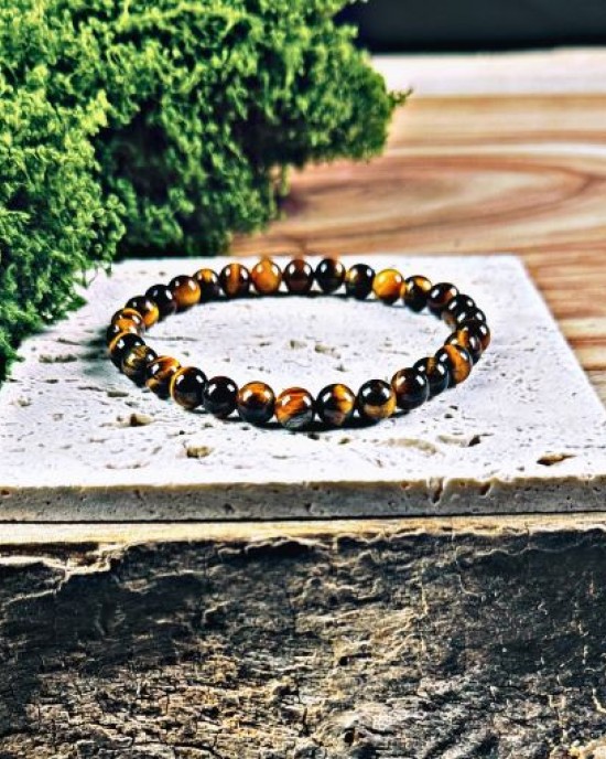 Tiger's Eye Bracelet- 6mm- NEW ITEM