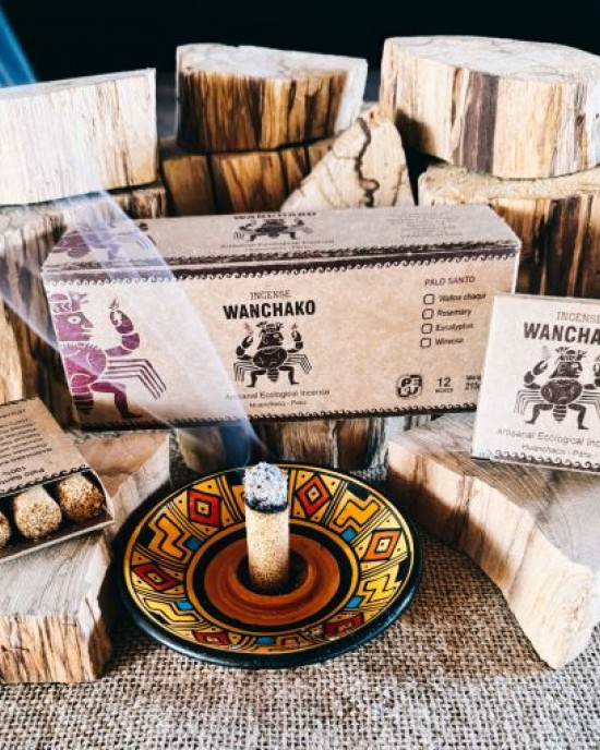 Wanchako Peruvian Palo Santo Incense- 12pk 