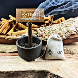 UMO Incense Holder Pack (Burner and Volcanic Soil)- BACK IN STOCK