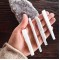 Thin Raw Selenite Wands (100gms)- 9-10 pieces