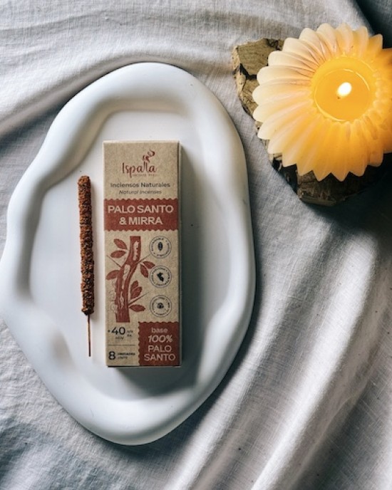 Ispalla Aromas Palo & Myrrh Incense (Love)- Retail Display Box- 12 packs Ispalla Aromas Palo & Myrrh Incense (Love)- Retail Display Box- 12 packs