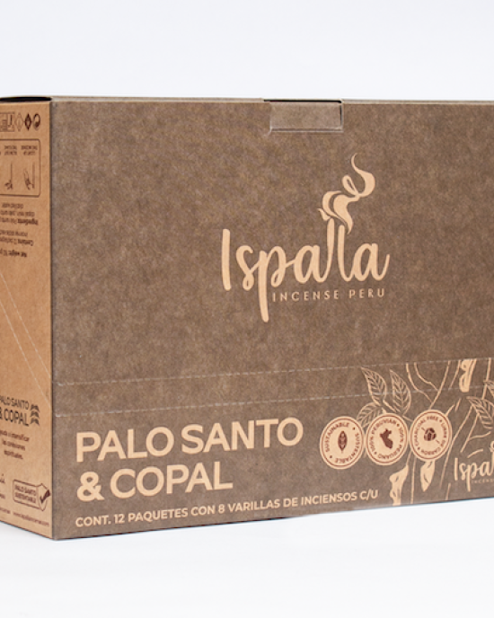 Ispalla Aromas Palo & Copal Incense (Connection)- Retail Display Box- 12 packs 