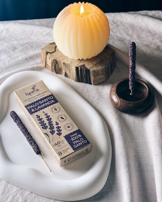 Ispalla Aromas Palo & Lavender Incense (Calm)- Retail Display Box- 12 packs 