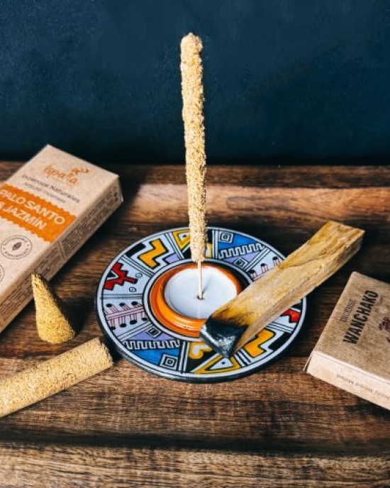 Peruvian Incense Holder (Versatile) x 1- (Choose your design)