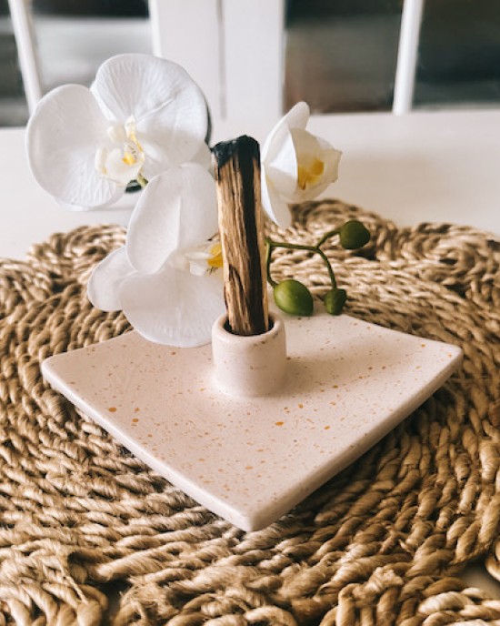 Rumi Palo Santo Wand and Incense Burner w/ Box (2 Colours)
