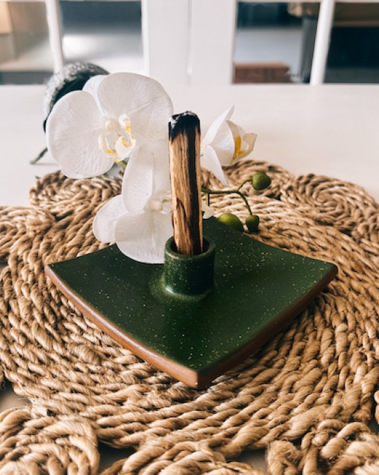 Rumi Palo Santo Wand and Incense Burner w/ Box (2 Colours)