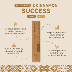 Ispalla Palo Santo & Cinnamon (Success)- Retail Display Box- 12 packs 