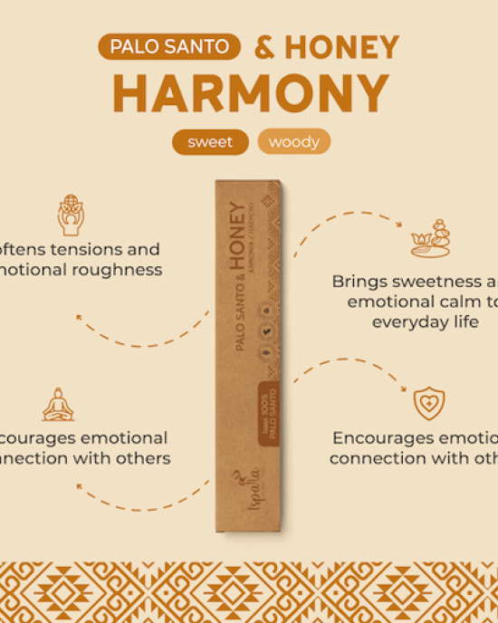 Ispalla Palo Santo & Honey (Harmony)- Retail Display Box- 12 packs 