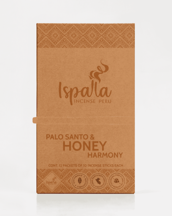 Ispalla Palo Santo & Honey (Harmony)- Retail Display Box- 12 packs 