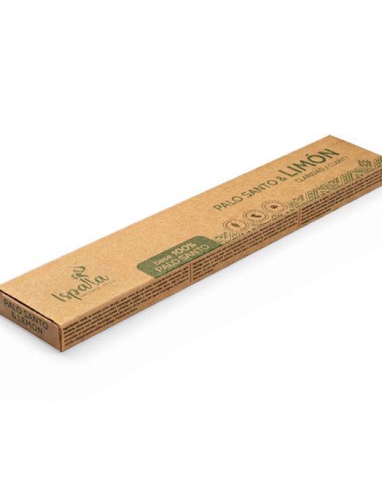 Ispalla Palo Santo & Lemon Incense (Clarity)- Retail Display Box- 12 packs 