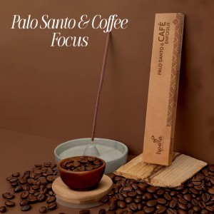 Ispalla Palo Santo & Coffee Incense (Focus)- Retail Display Box- 12 packs 