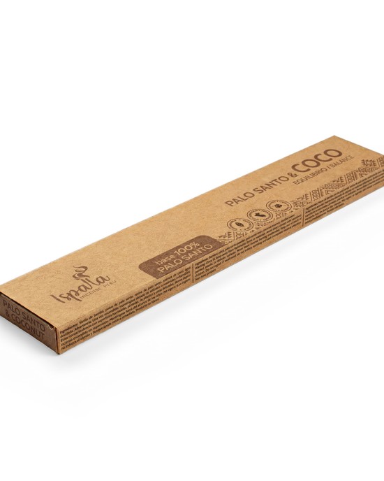 Ispalla Palo Santo & Coconut Incense (Balance)- Retail Display Box- 12 packs 