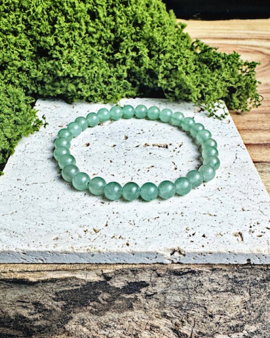 Green Aventurine Bracelet 6mm- NEW ITEM