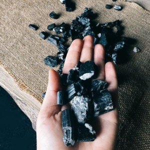 Raw Black Tourmaline- 500gms (Mixed Size- Small)