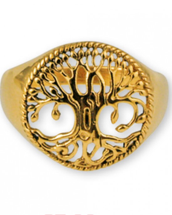 Tree Of Life Gypsy Bronze Ring